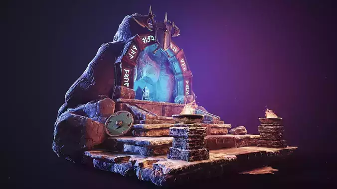 Magic Altar PBR Game ready