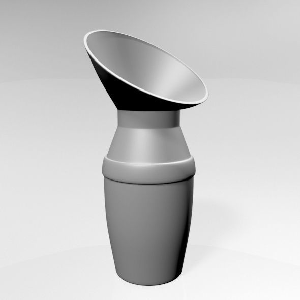 Breast Pump 01 3D model_9