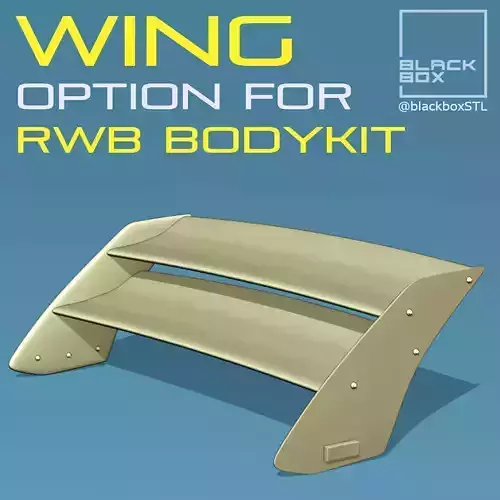 Rear Wing for RWB bodykit 1-24th 3D print model