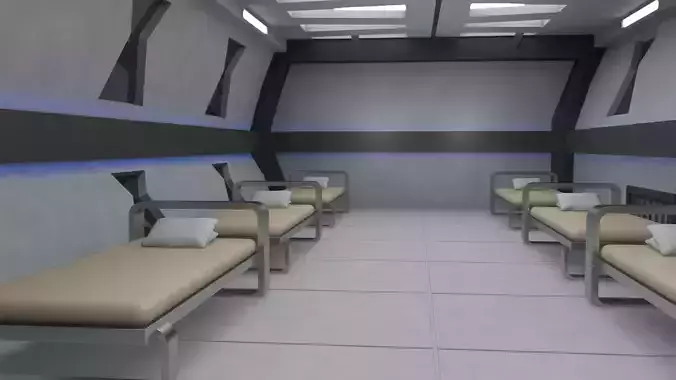 Sci Fi Room 3D model