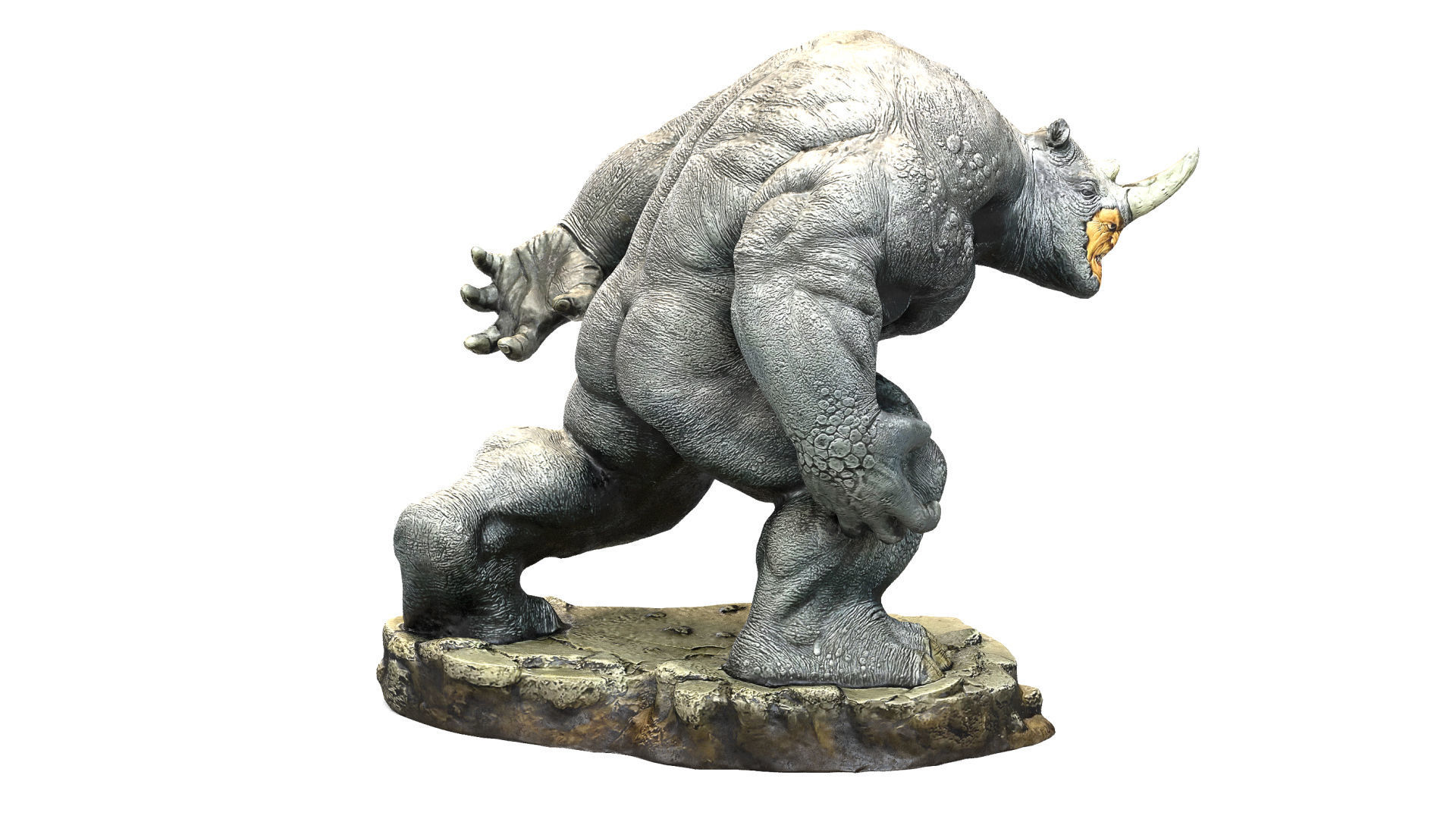 Rhino 3D print model lord of rings statue 3D print model_7