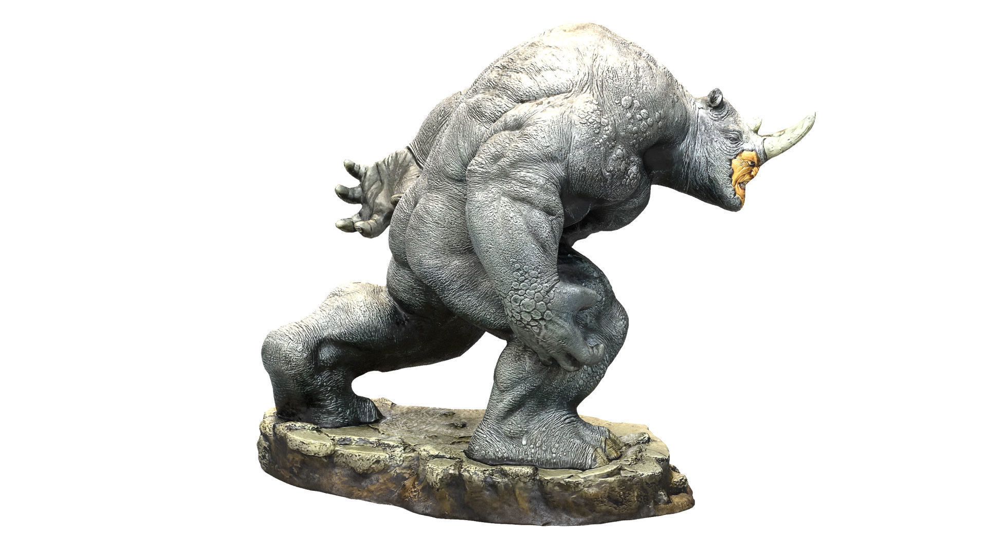 Rhino 3D print model lord of rings statue 3D print model_8