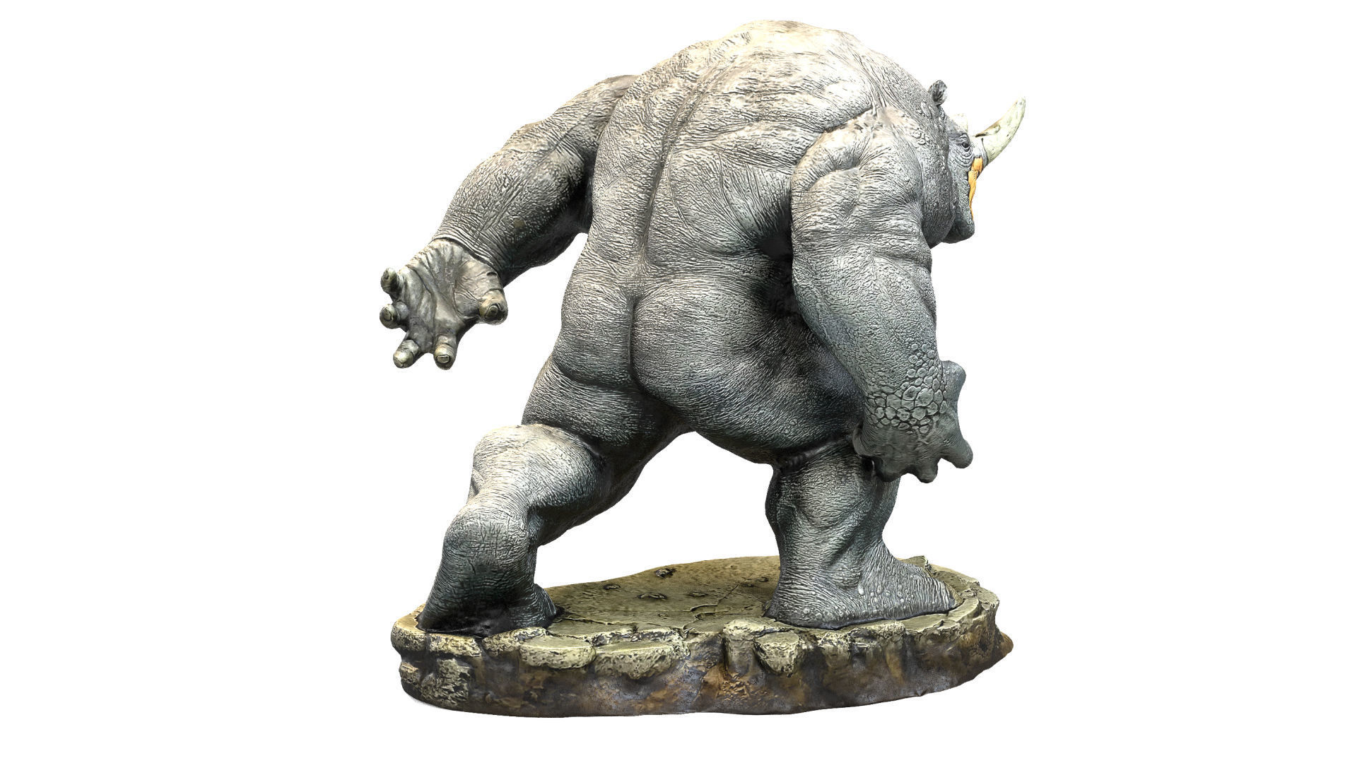 Rhino 3D print model lord of rings statue 3D print model_4