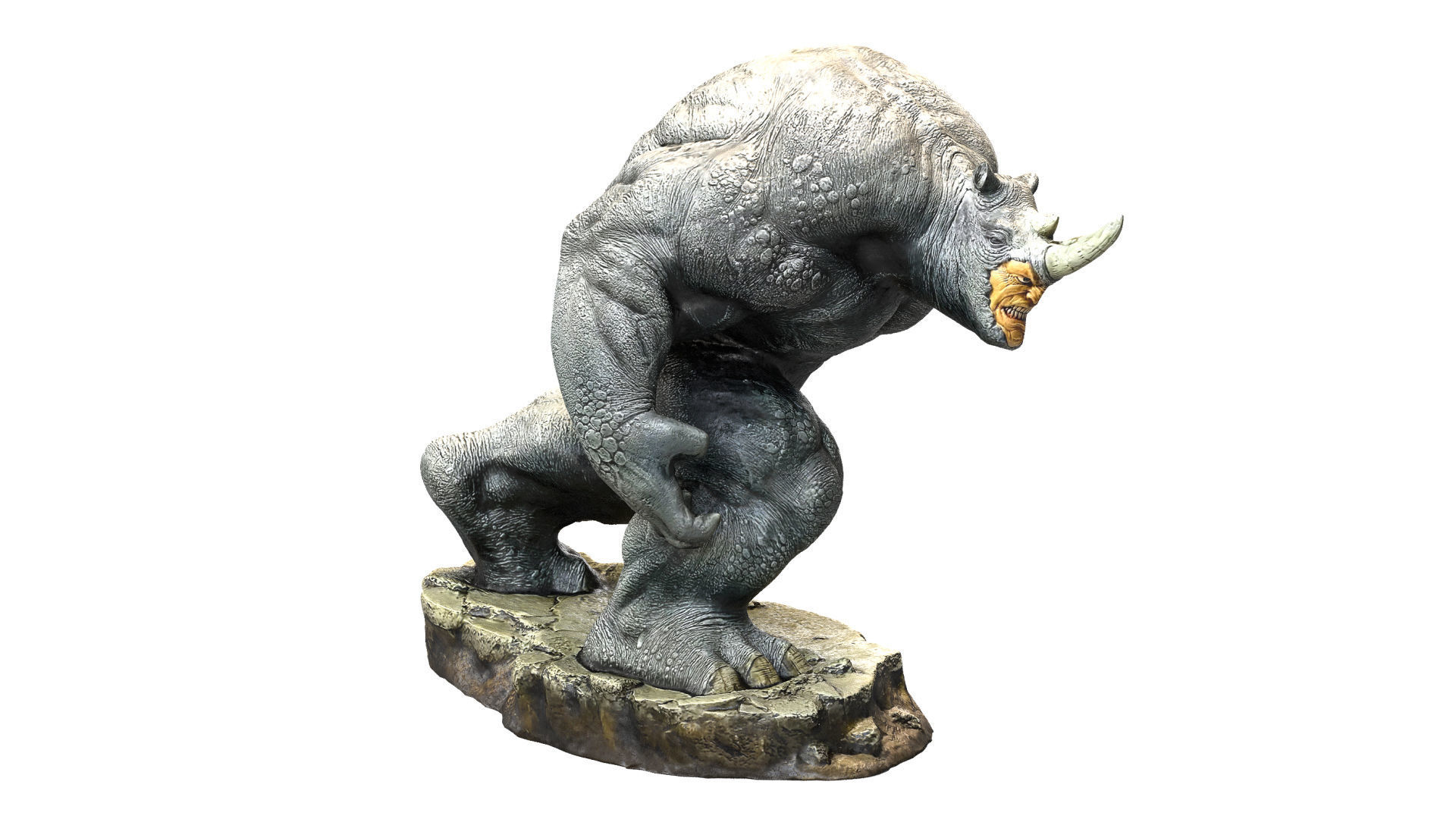 Rhino 3D print model lord of rings statue 3D print model_11