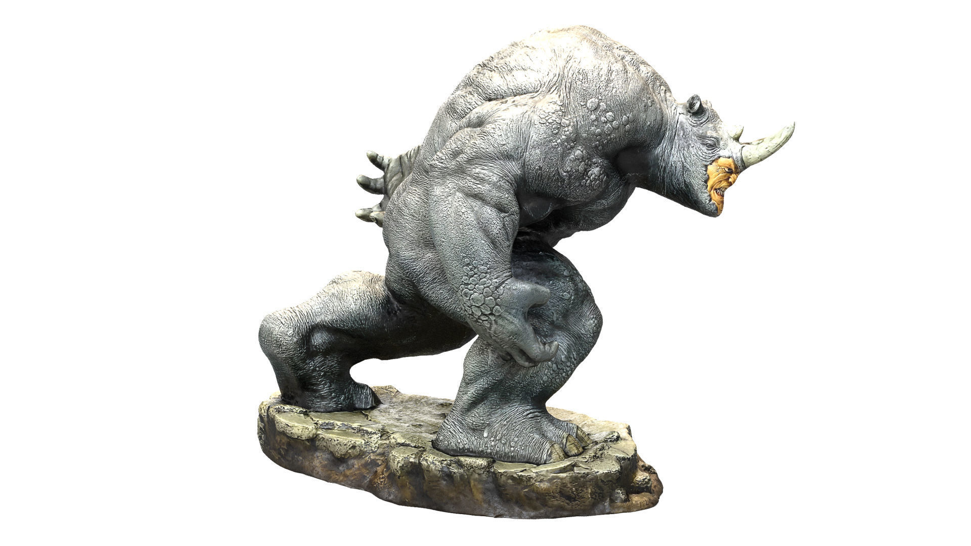 Rhino 3D print model lord of rings statue 3D print model_9