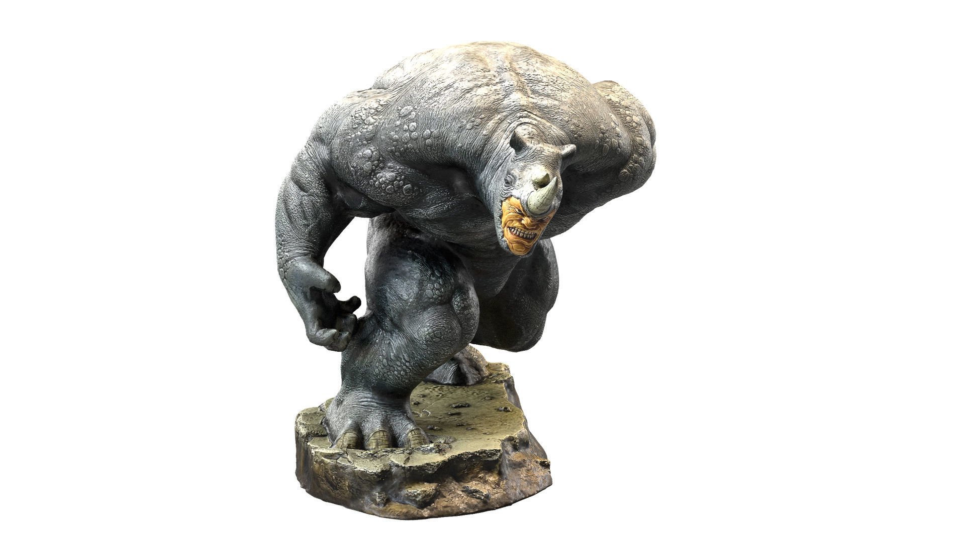 Rhino 3D print model lord of rings statue 3D print model_15