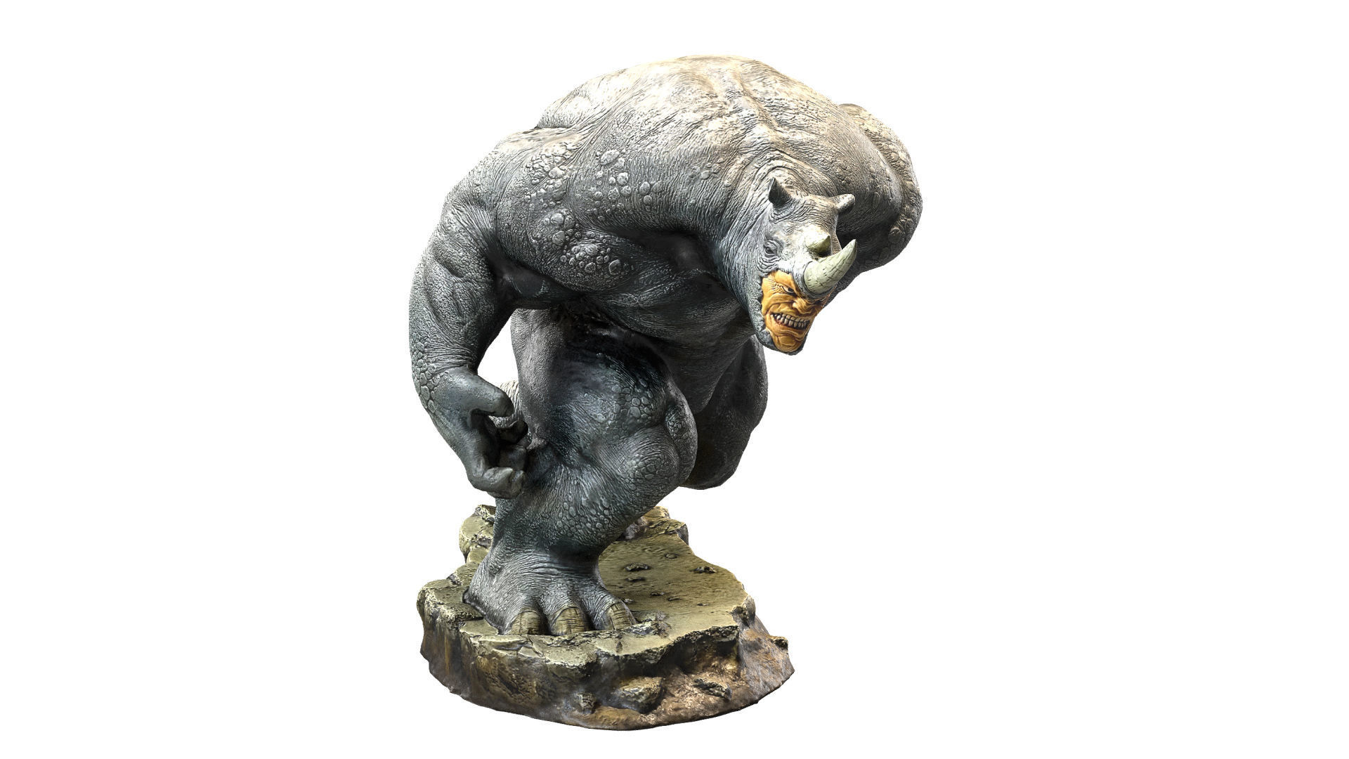 Rhino 3D print model lord of rings statue 3D print model_14