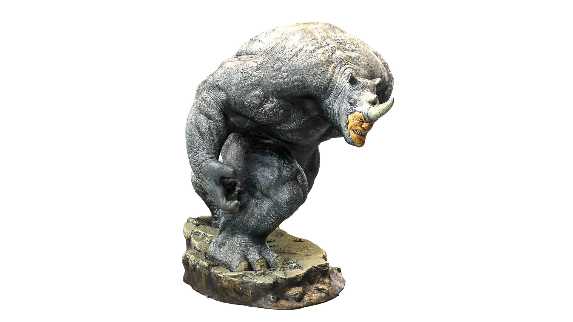 Rhino 3D print model lord of rings statue 3D print model_13