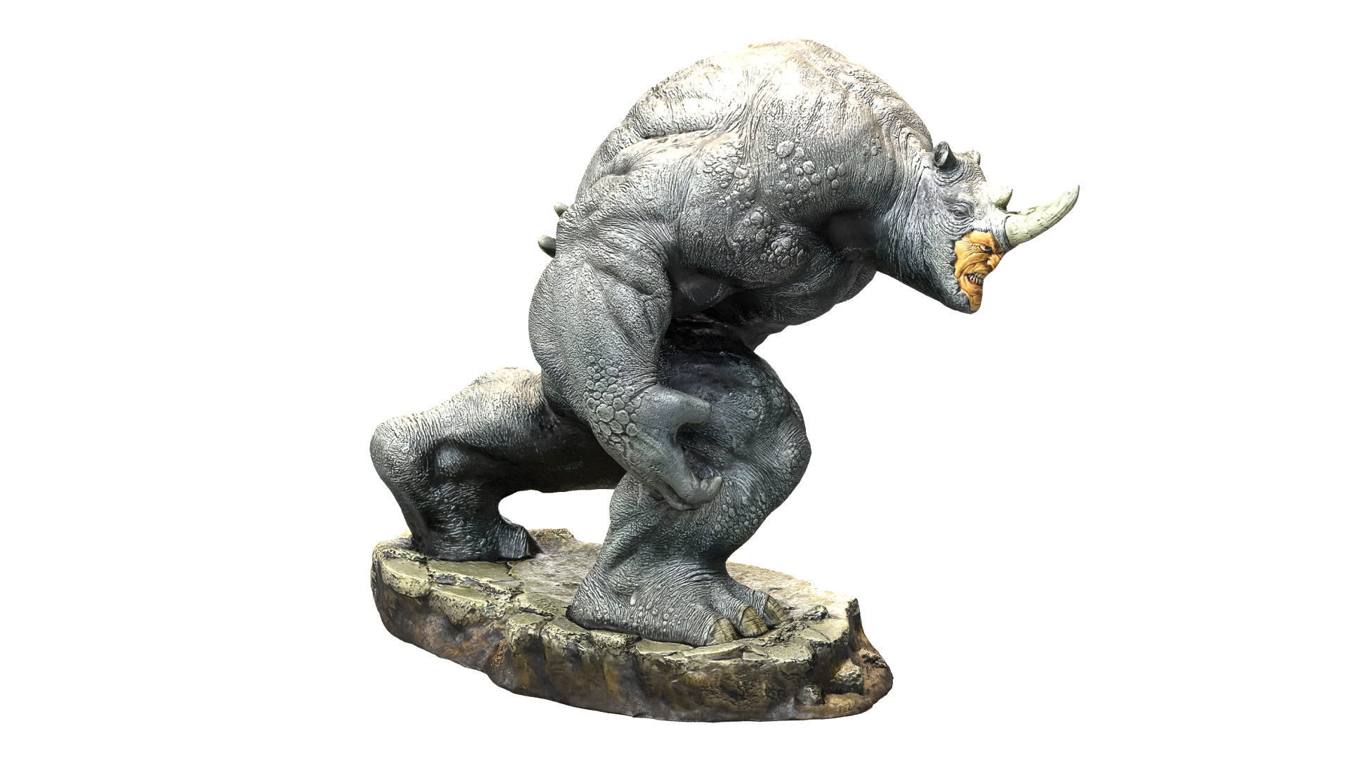 Rhino 3D print model lord of rings statue 3D print model_10