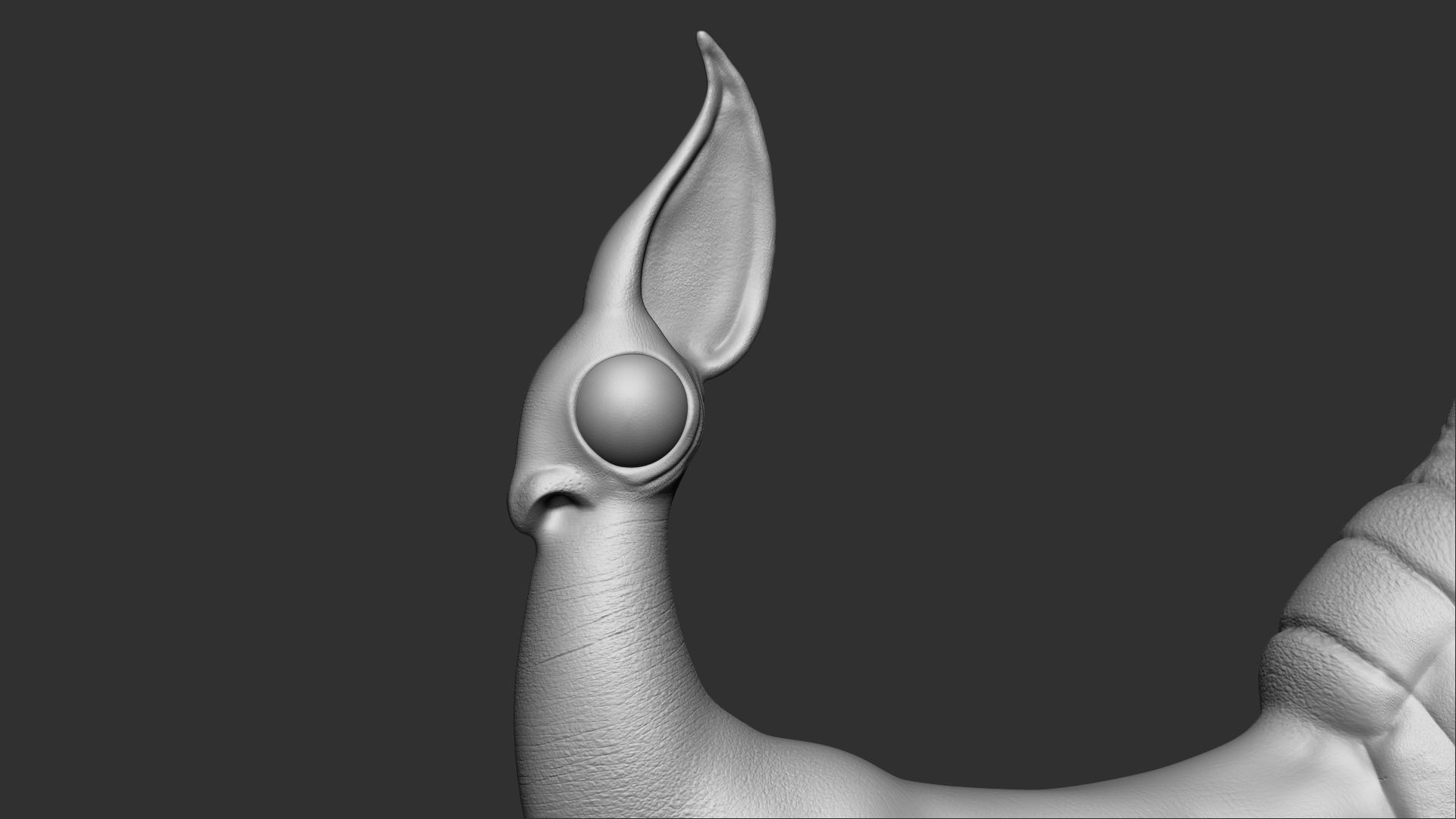 creature 3d print animal on platform 3D print model_5