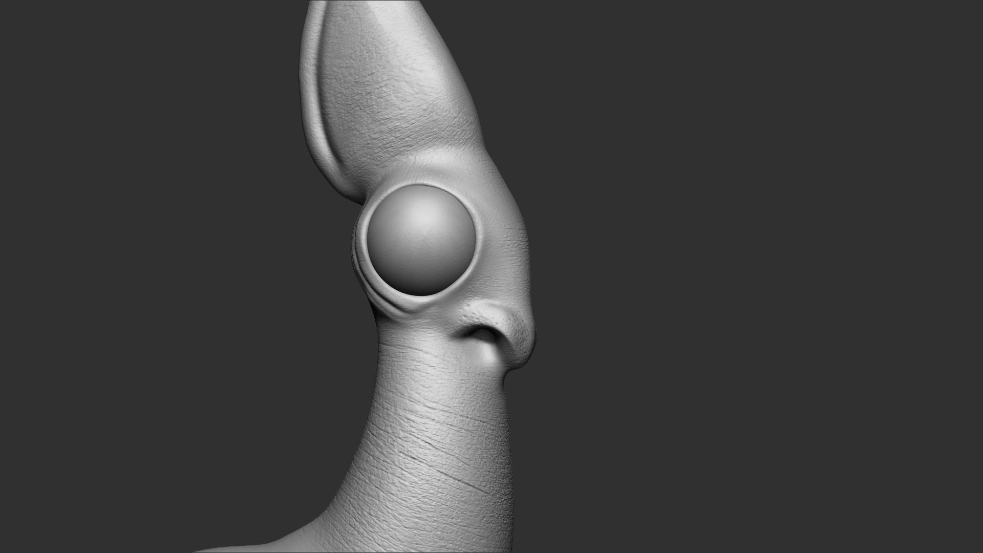 creature 3d print animal on platform 3D print model_6