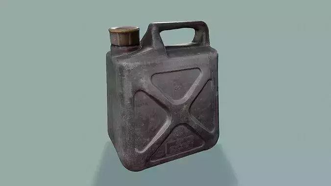 3D Scan Plastic Canister Low-poly 3D model 5