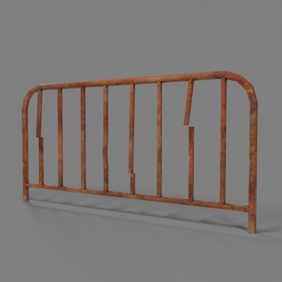 Road Works Low-poly 3D model_11