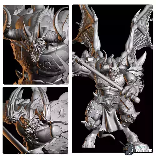 Doombringer toy of demon 3D model