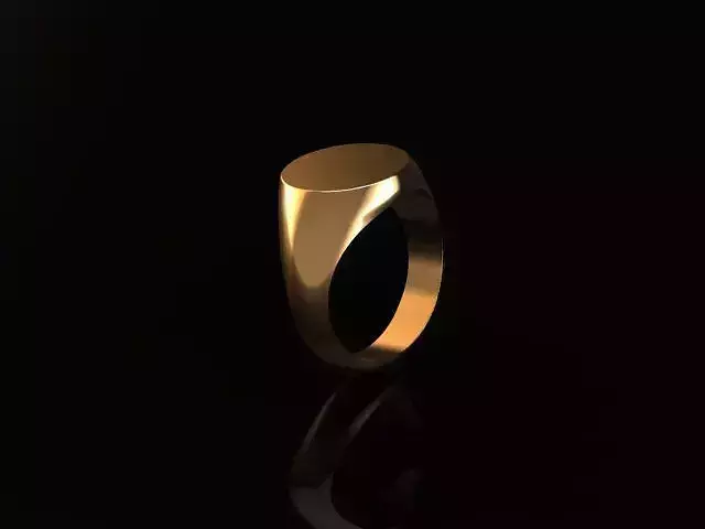 signet ring 3D print model  3D print model