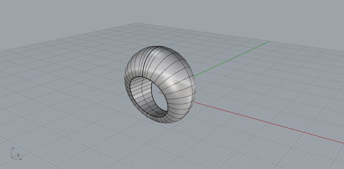 Anello Sigillo rastremato Free 3D model_1