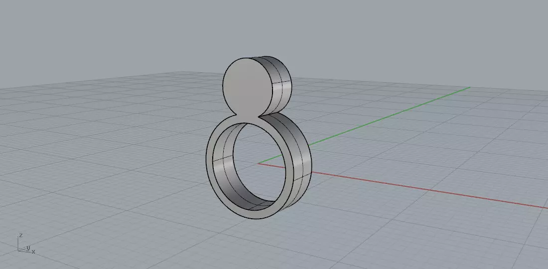 Anello maglia Free 3D model_0