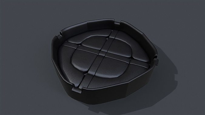 Ashtray Low-poly 3D model