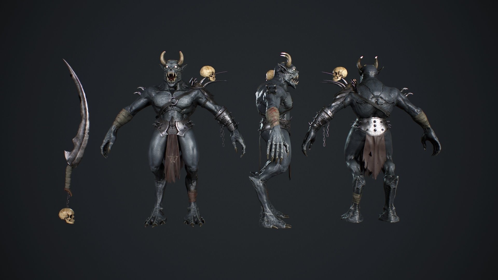 Demons pack 3D Model Collection_22