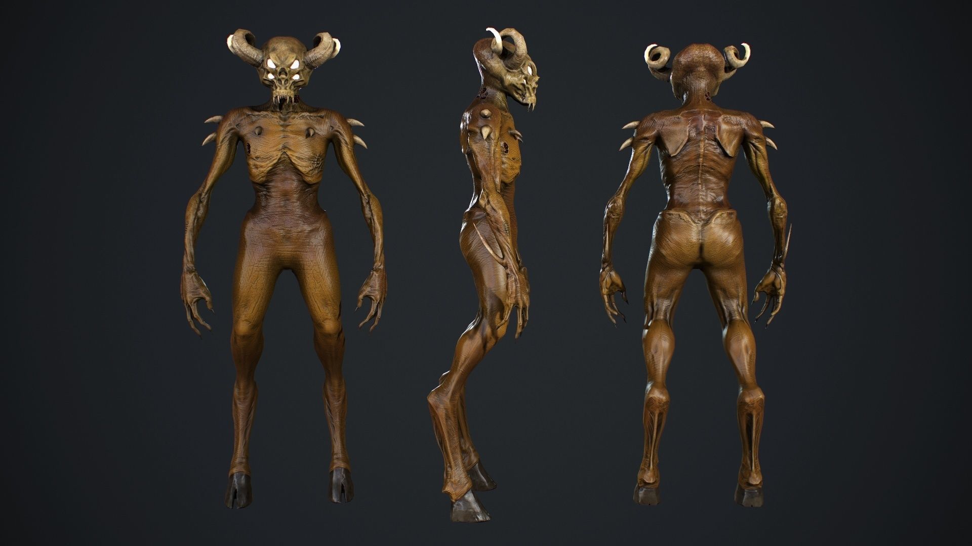 Demons pack 3D Model Collection_30