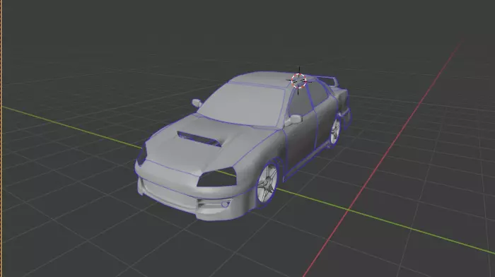 subaru impreza Free 3D model
