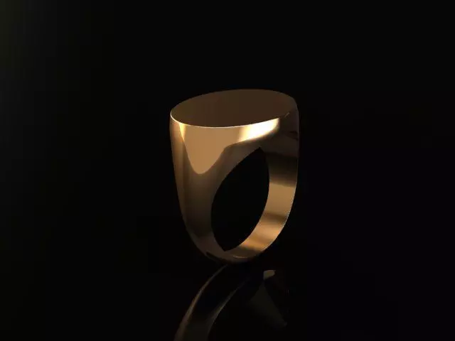 signet ring 3D print mode 3D print model_0