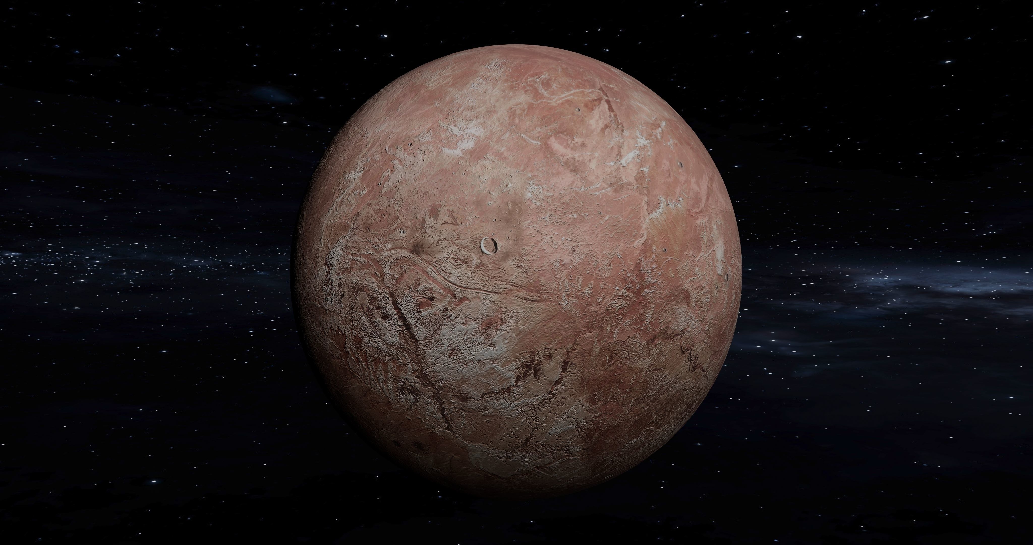 This is a Fictional planet MAKEMAKE 3D model_6