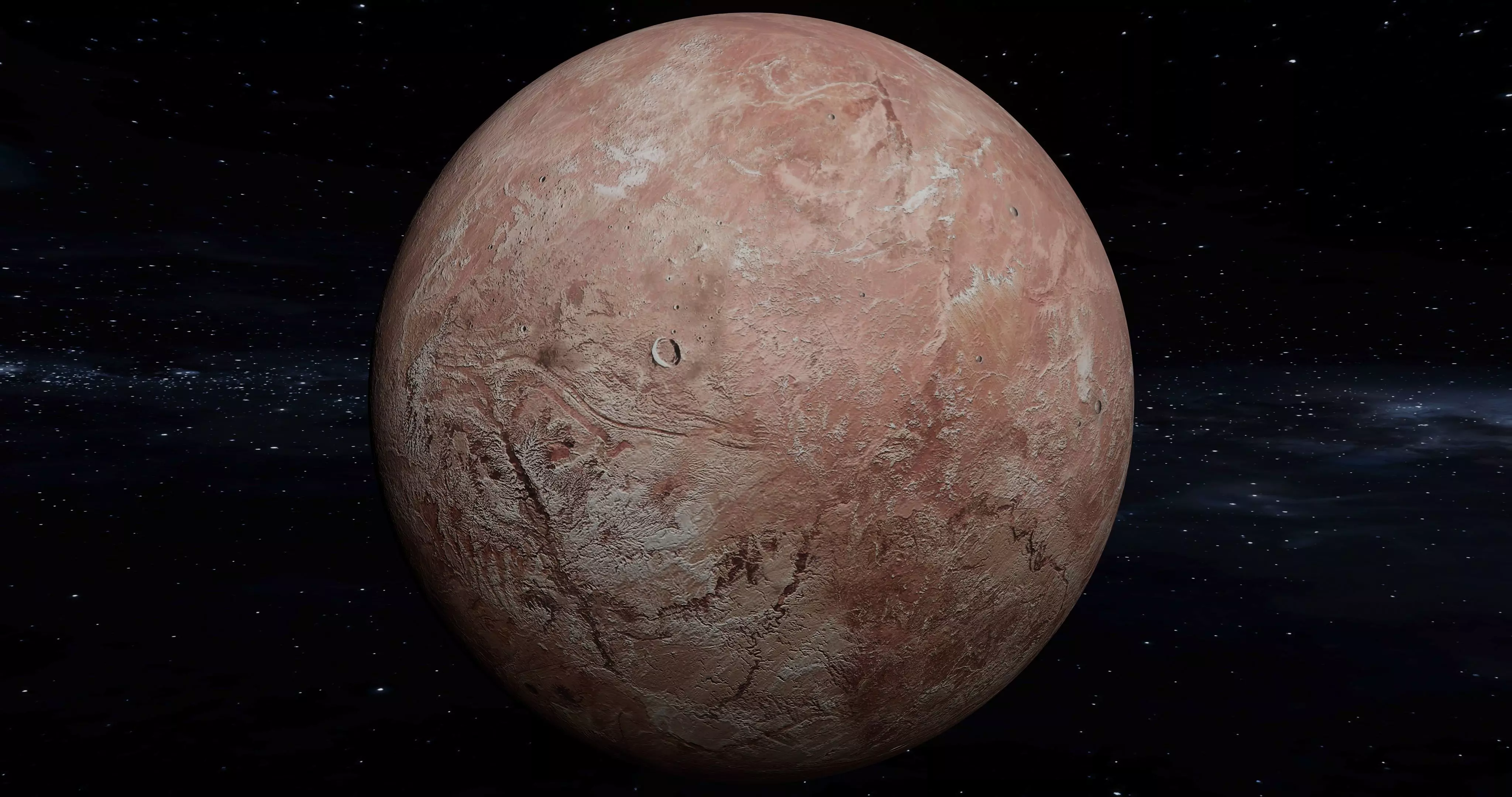 This is a Fictional planet MAKEMAKE 3D model_0
