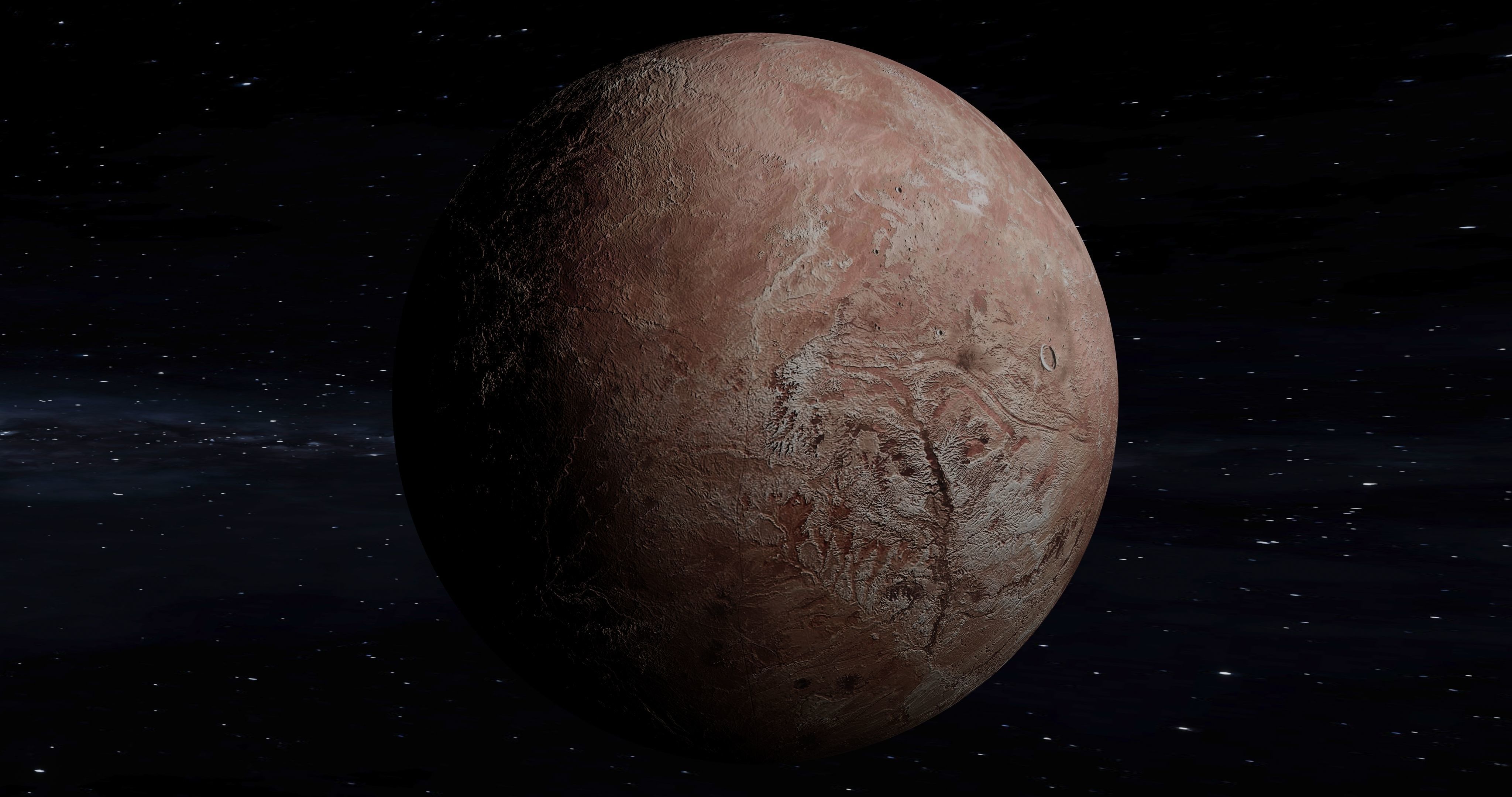 This is a Fictional planet MAKEMAKE 3D model_14