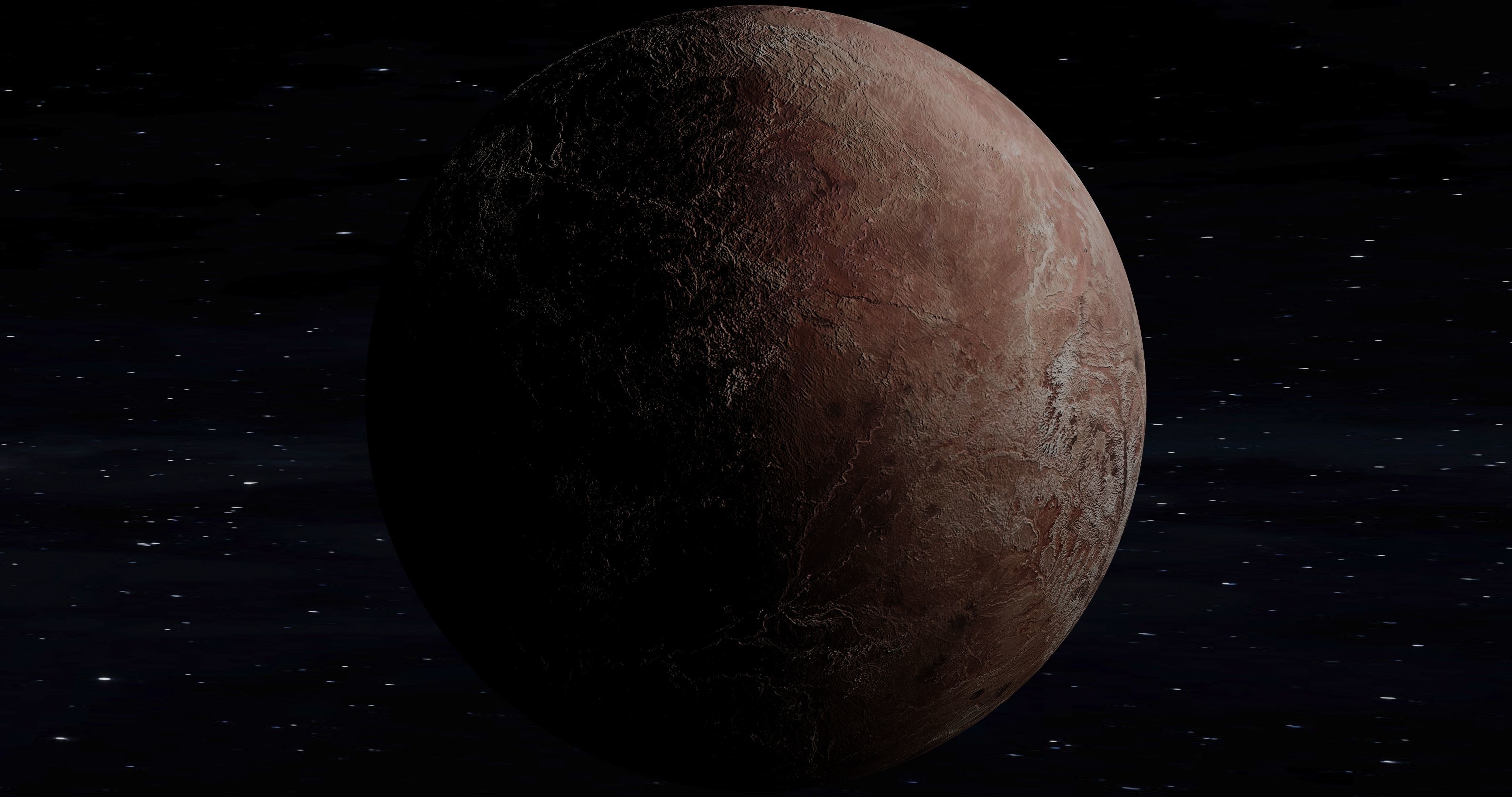 This is a Fictional planet MAKEMAKE 3D model_23