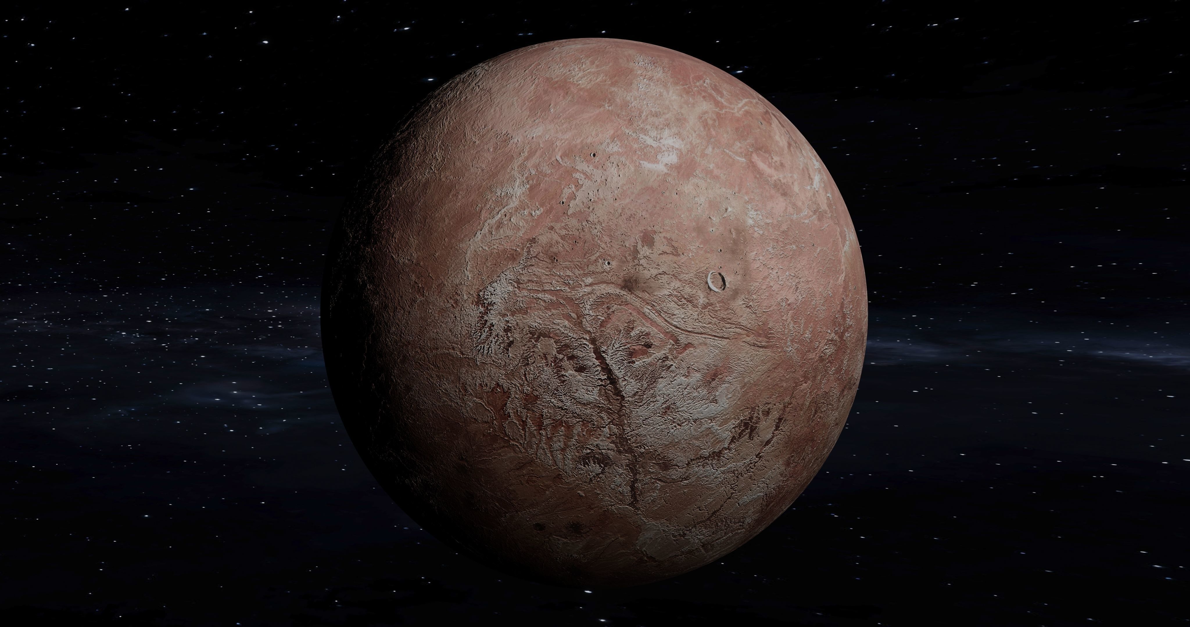 This is a Fictional planet MAKEMAKE 3D model_11