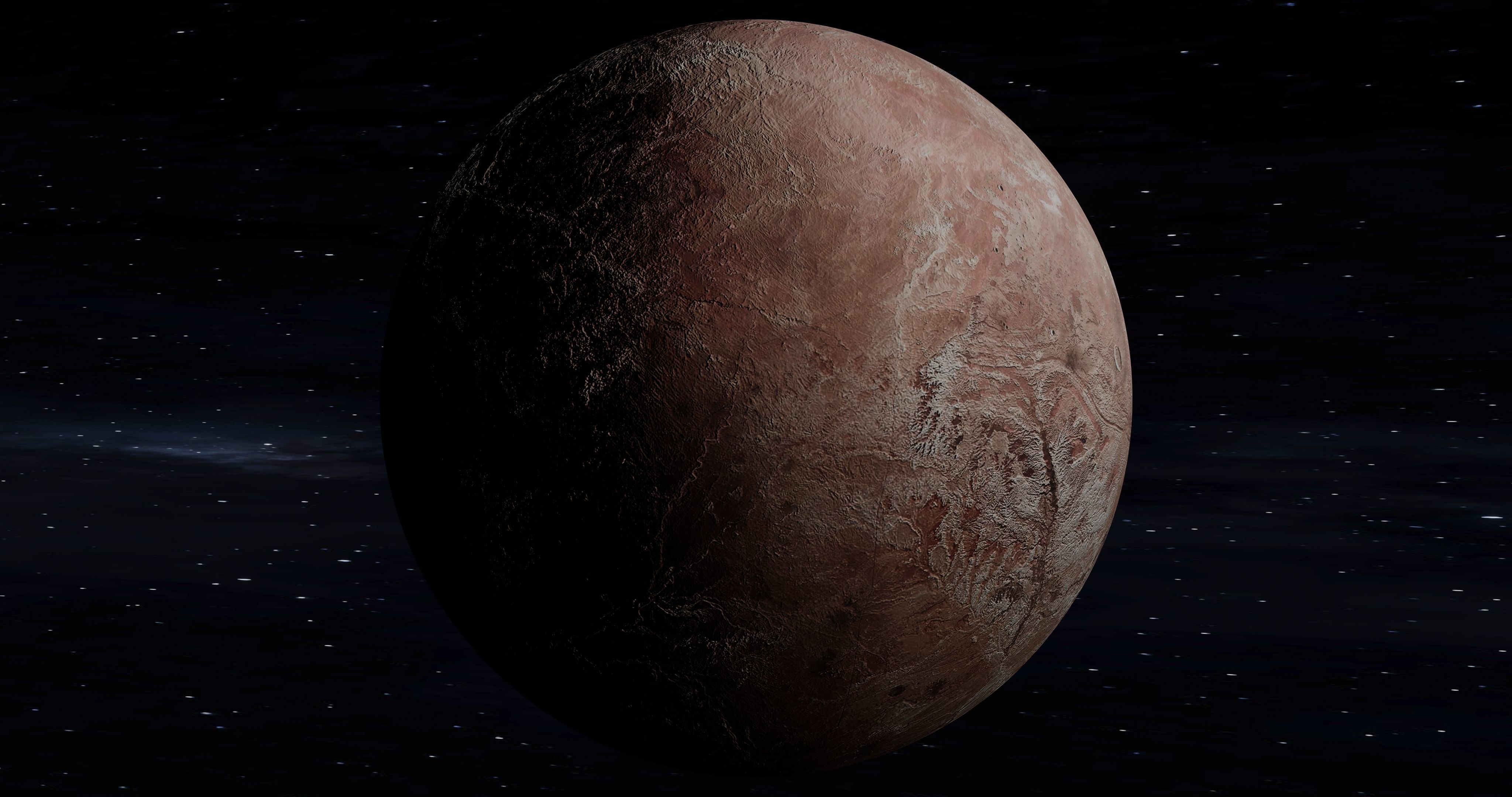 This is a Fictional planet MAKEMAKE 3D model_20