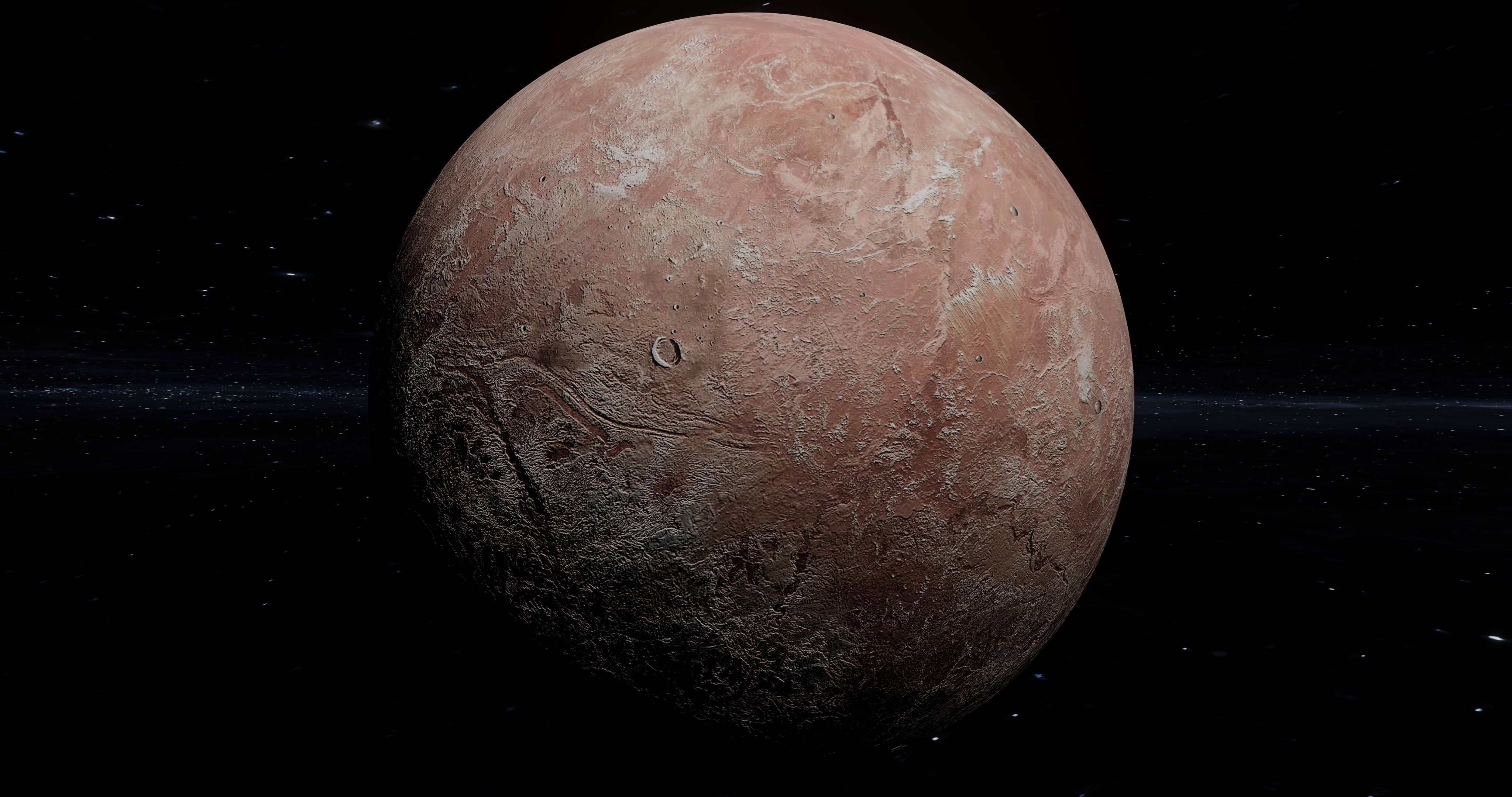This is a Fictional planet MAKEMAKE 3D model_2