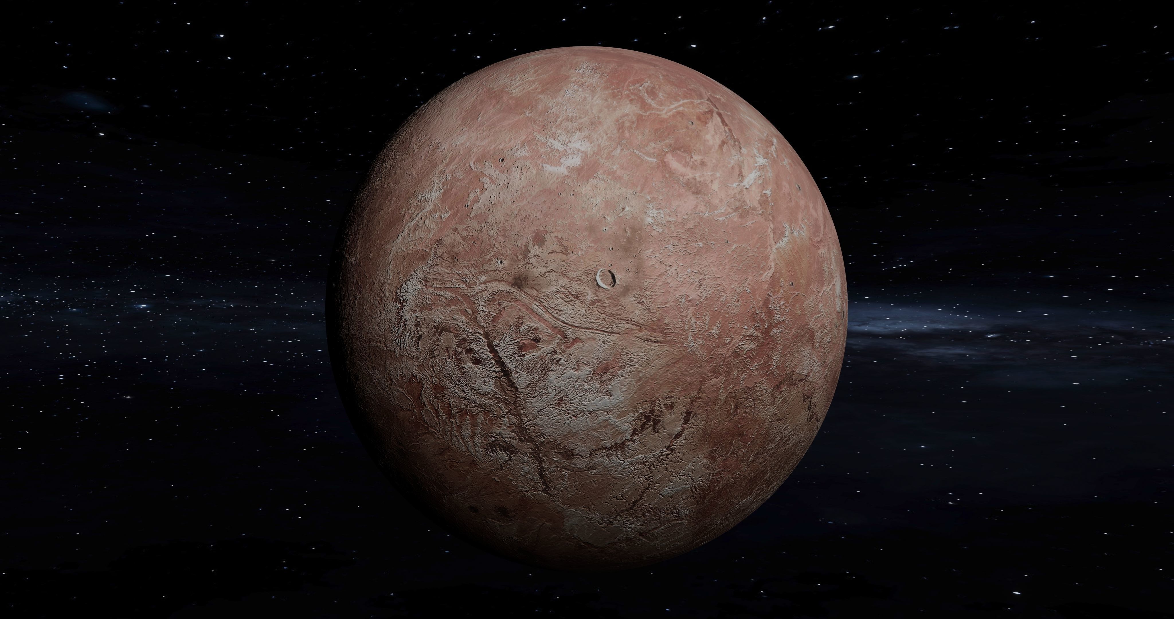 This is a Fictional planet MAKEMAKE 3D model_12