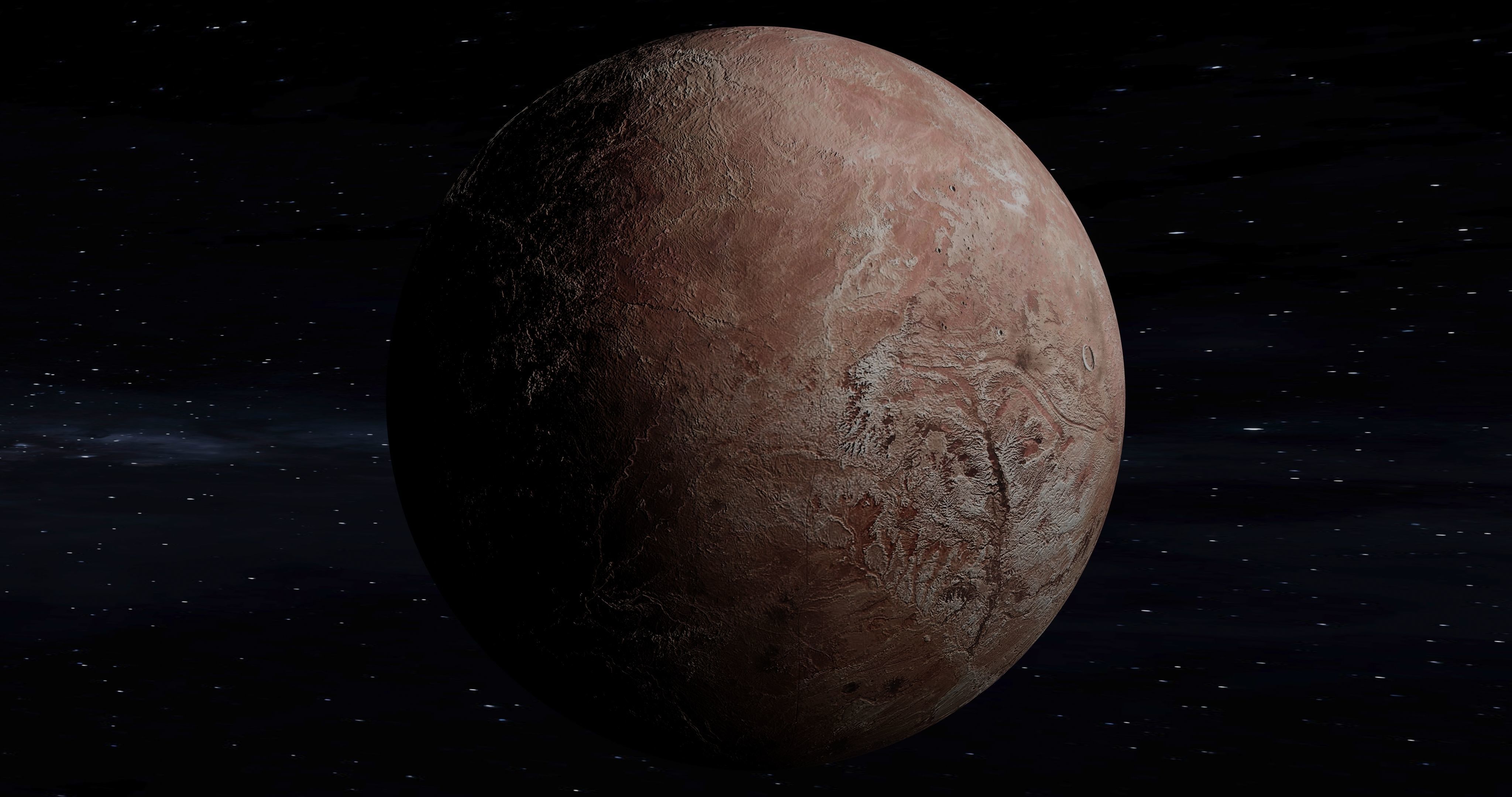 This is a Fictional planet MAKEMAKE 3D model_16