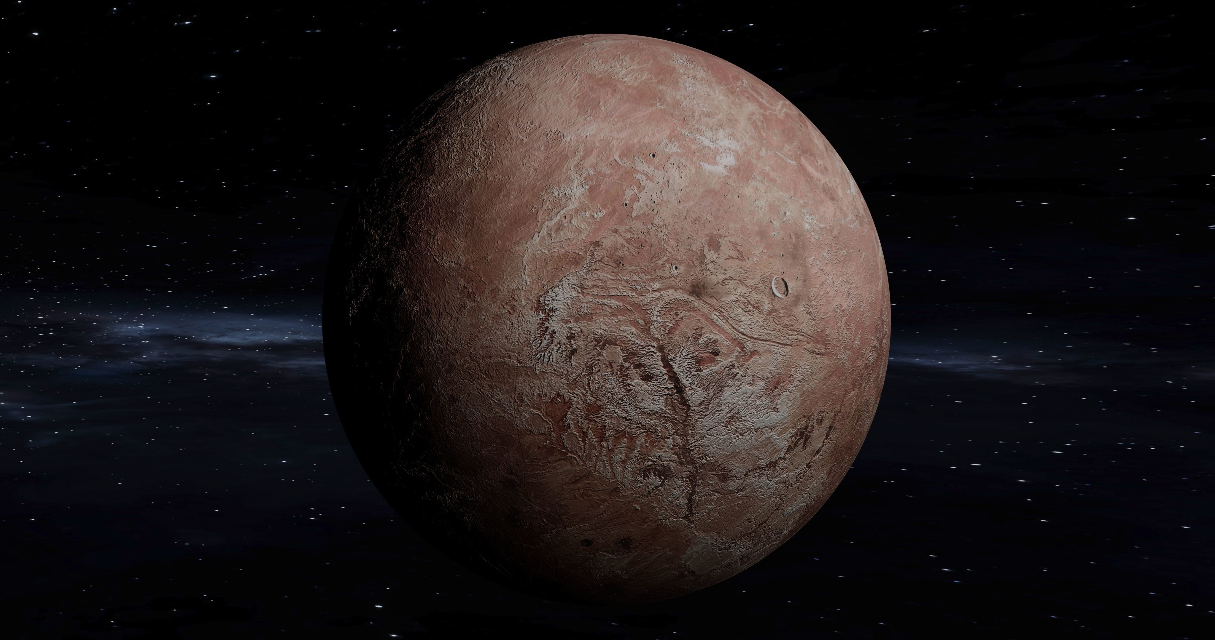This is a Fictional planet MAKEMAKE 3D model_19
