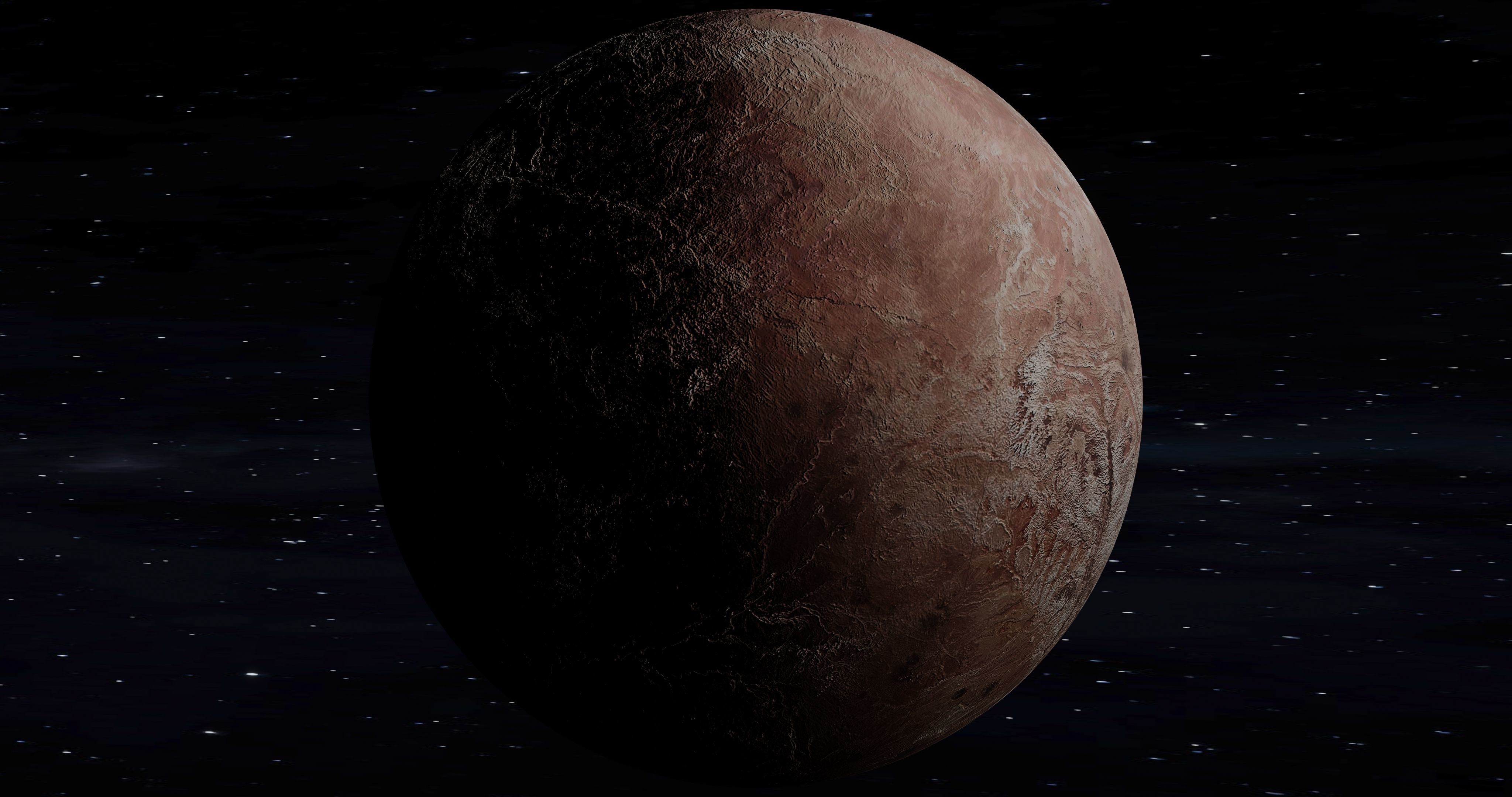 This is a Fictional planet MAKEMAKE 3D model_25