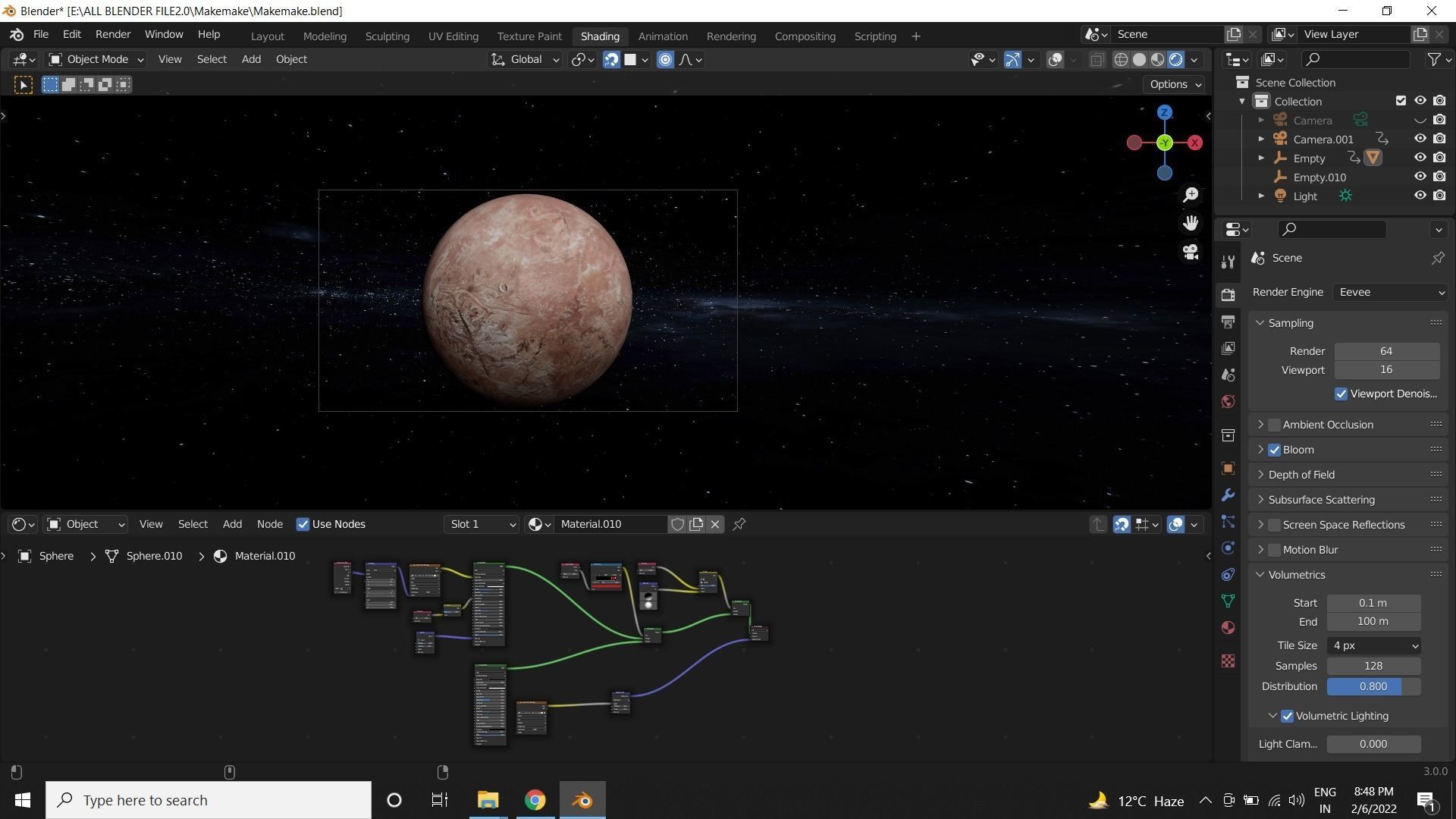 This is a Fictional planet MAKEMAKE 3D model_5