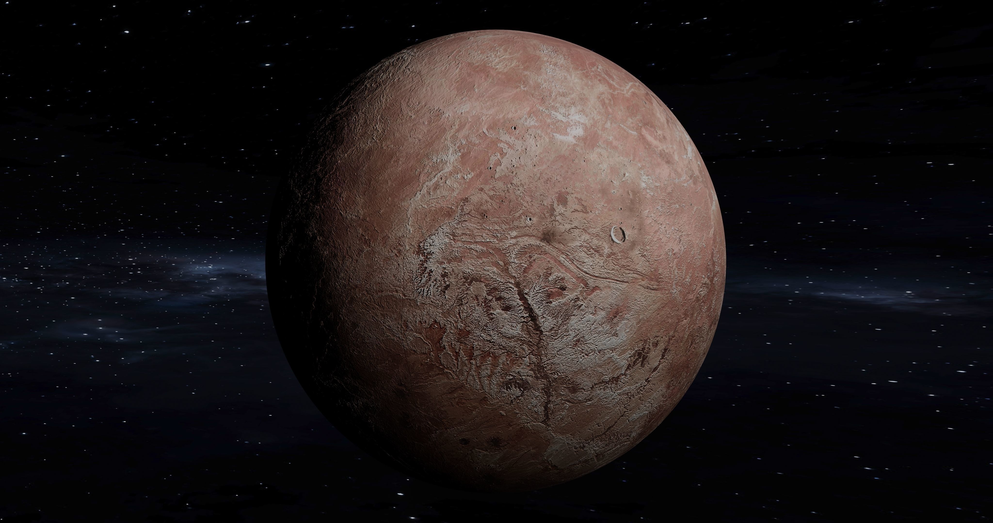 This is a Fictional planet MAKEMAKE 3D model_13