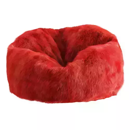Fur bag chair