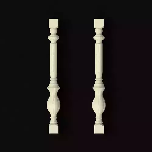 baluster two pillars