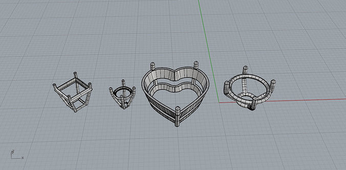 Esercizio Vari Castoni Free 3D model