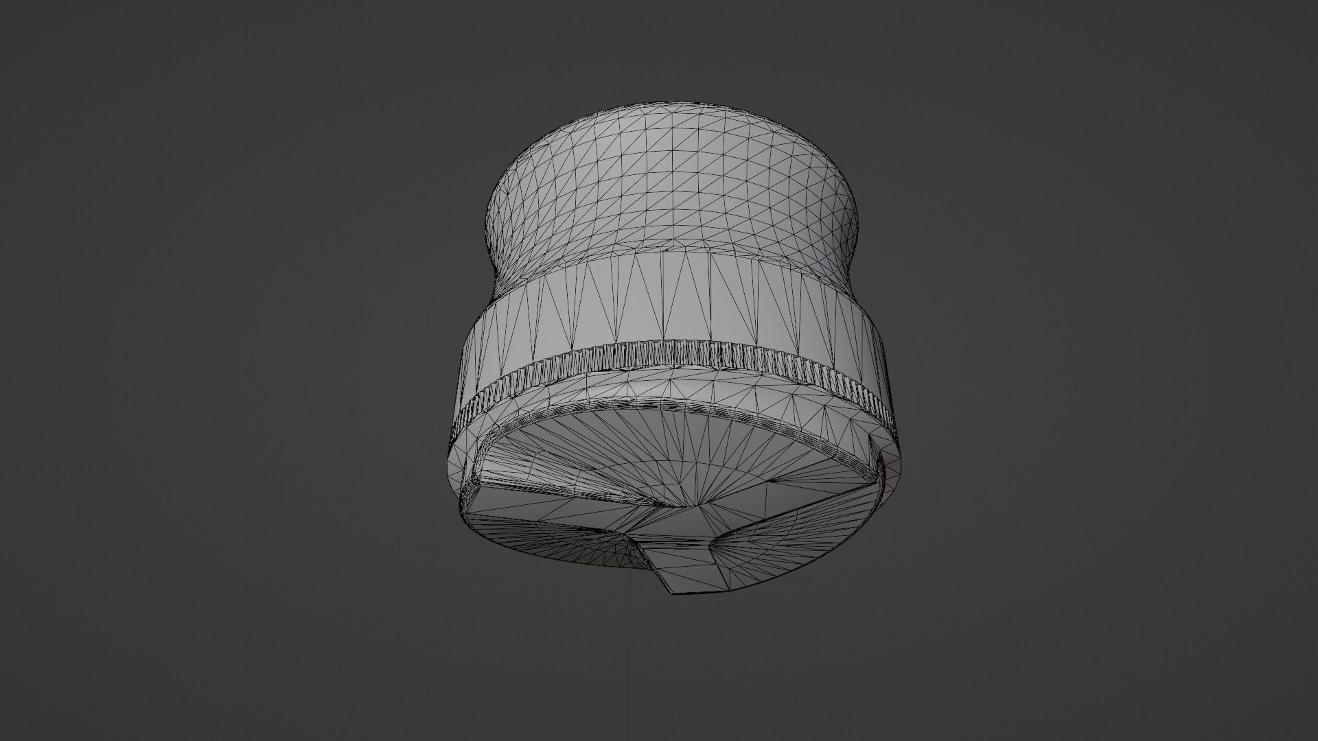 Macaron Tamper - Wood 3D model_5