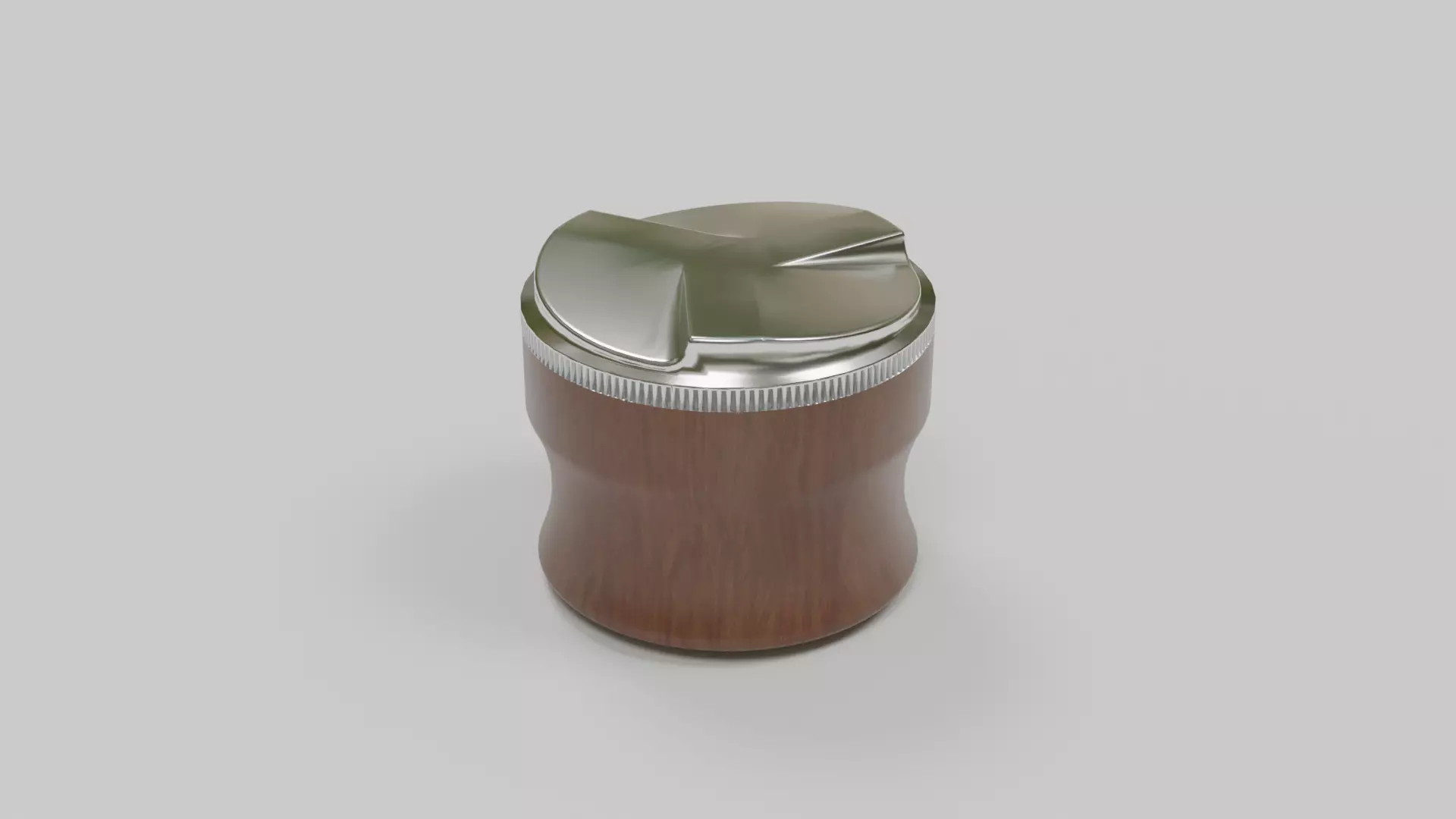 Macaron Tamper - Wood 3D model_0