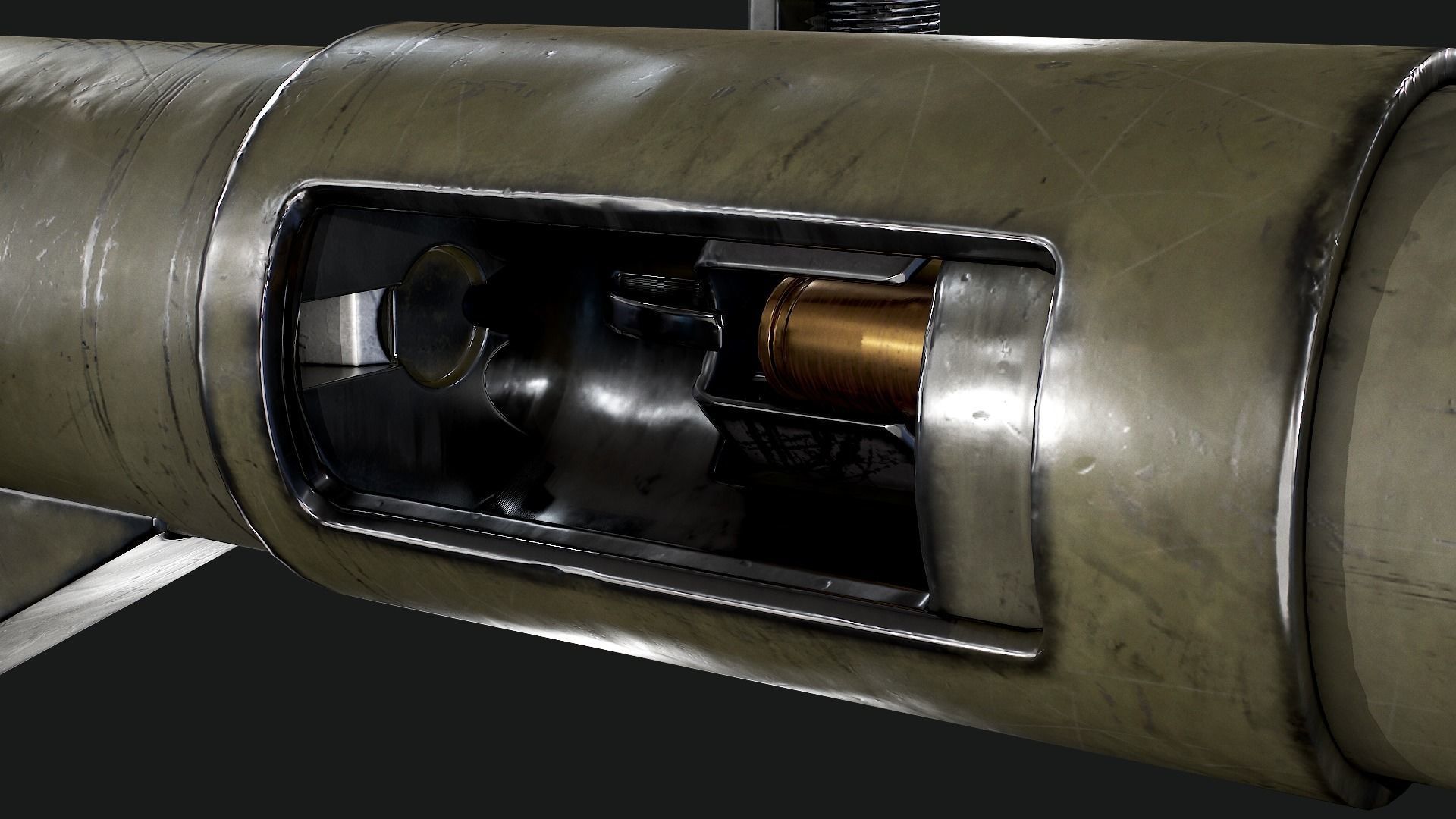 Sten Mk2 Low-poly 3D model_11