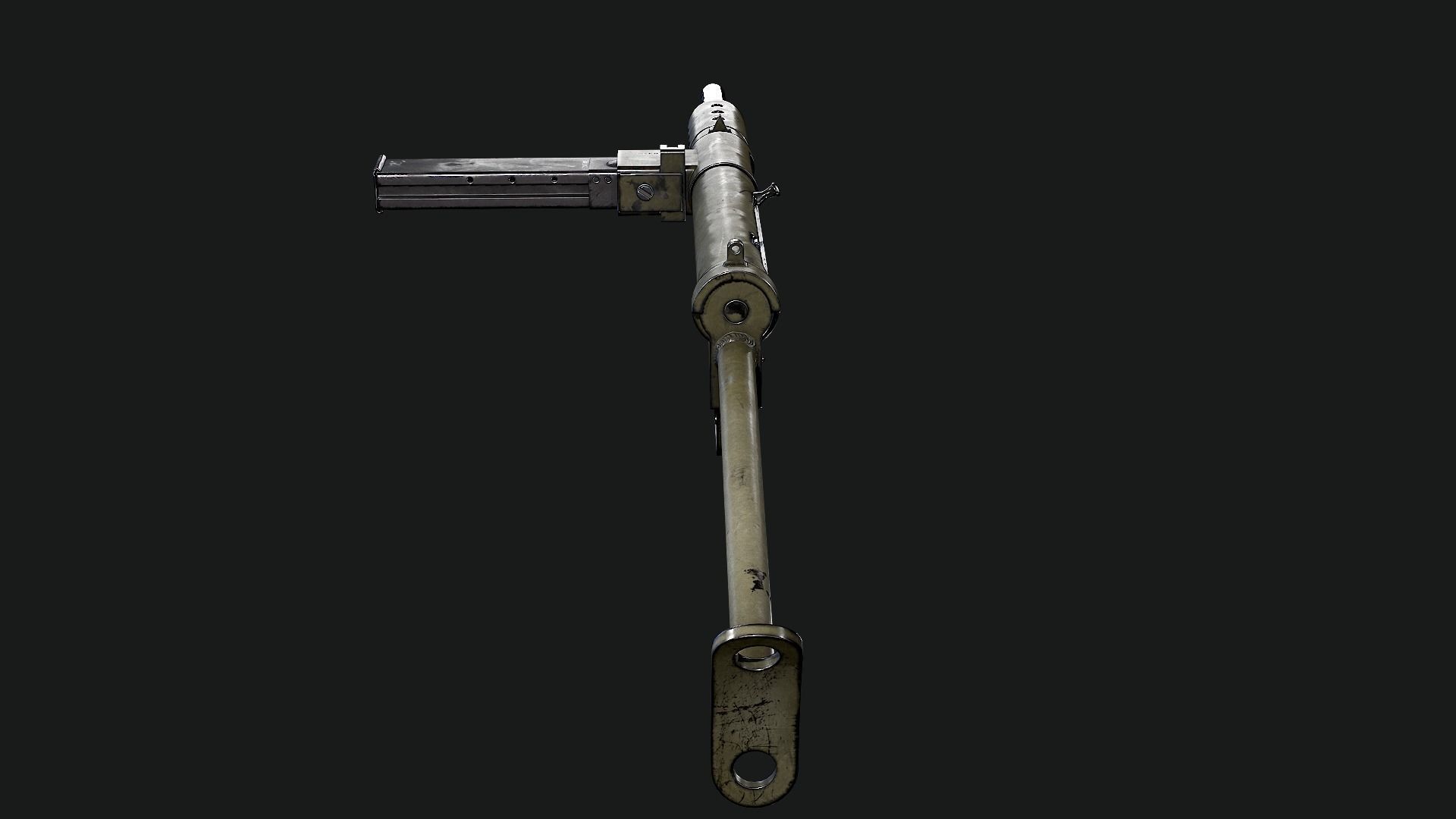 Sten Mk2 Low-poly 3D model_46
