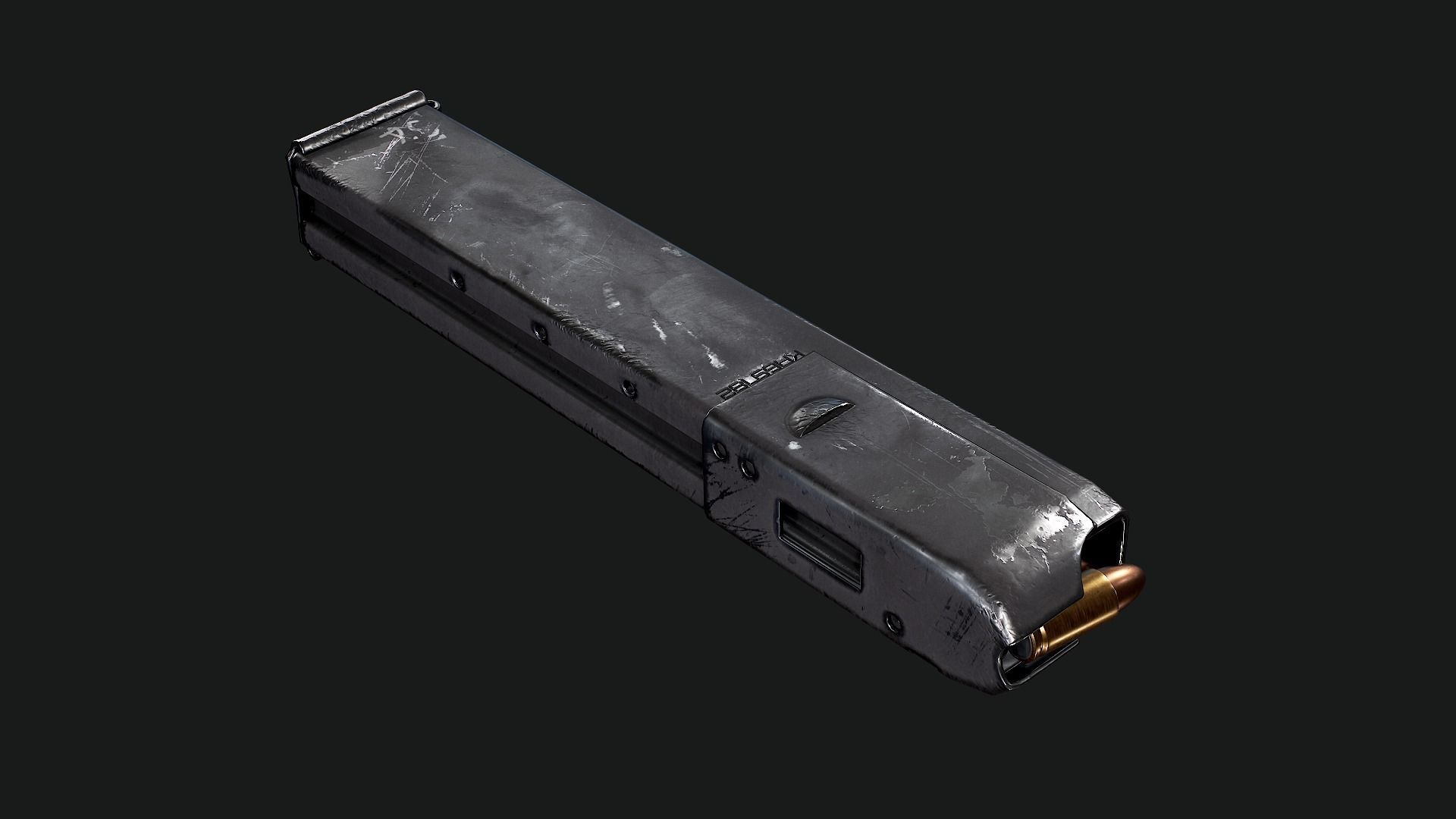 Sten Mk2 Low-poly 3D model_6