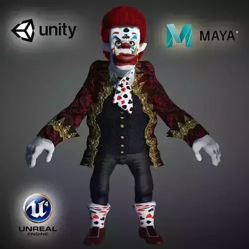 Cardsman High quality 3D character full Rigged and Animated 