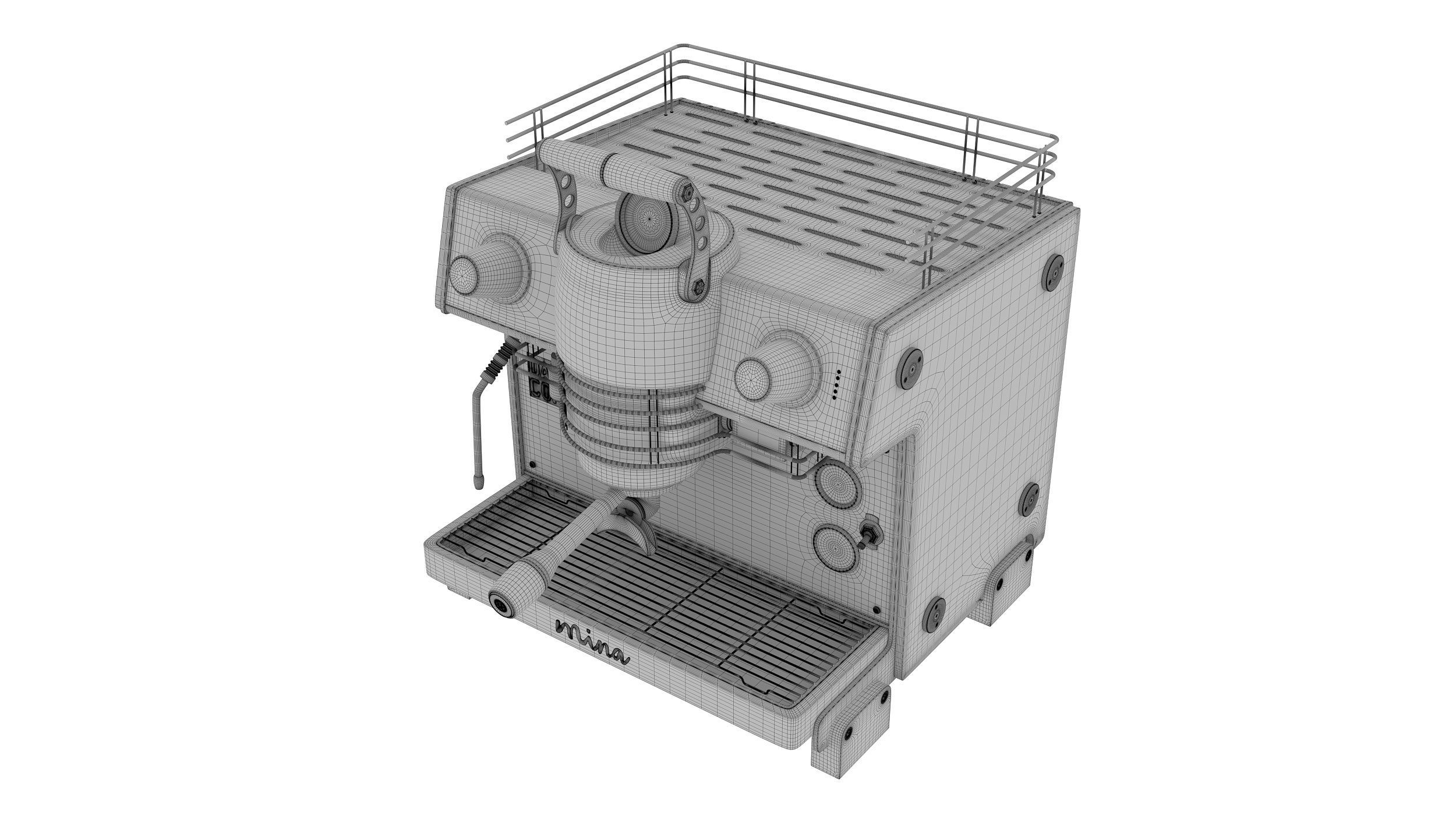 Dalla corte coffee-shop set 3D Model Collection_5