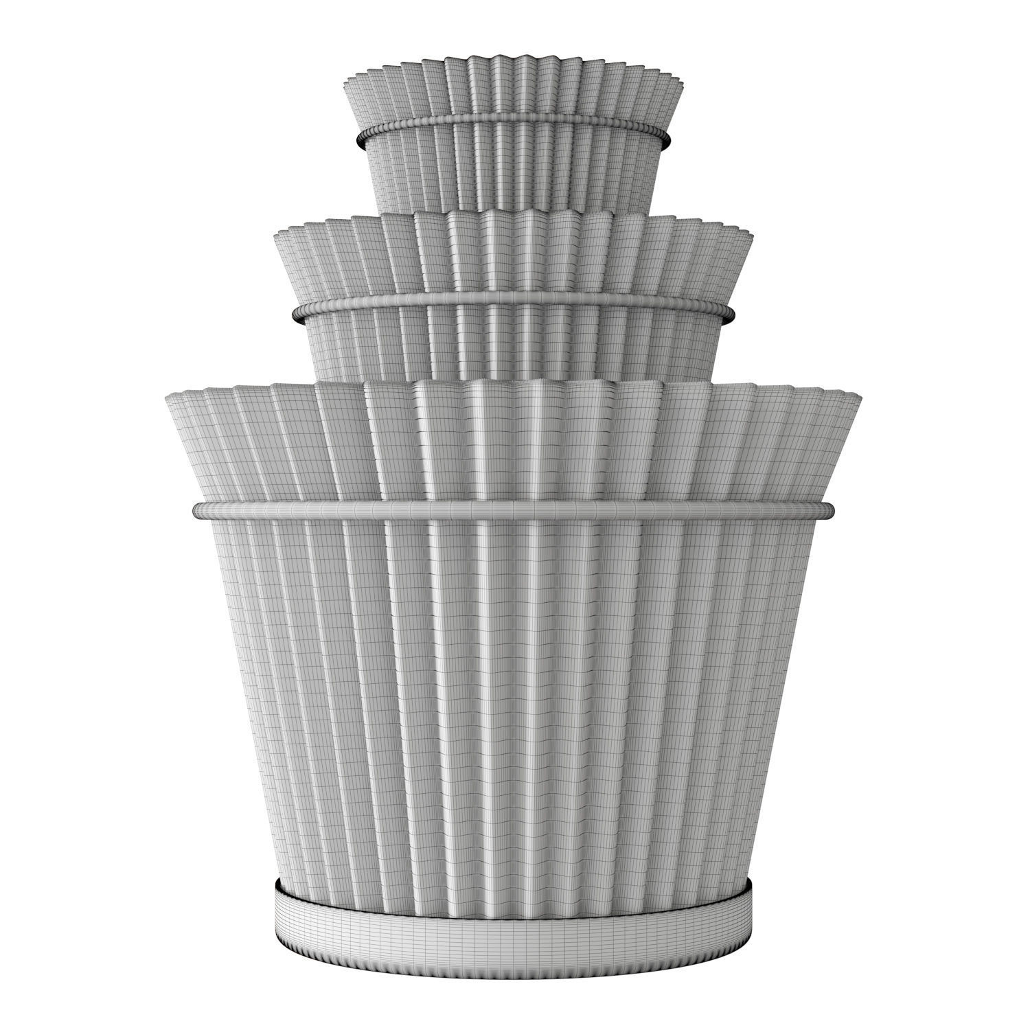 Mategot Flower Pot 3D model_4